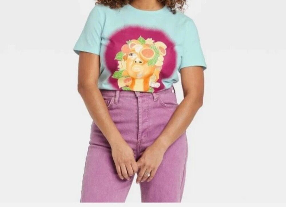 NWT target Black history month women’s short sleeve blue T-shirt XL
